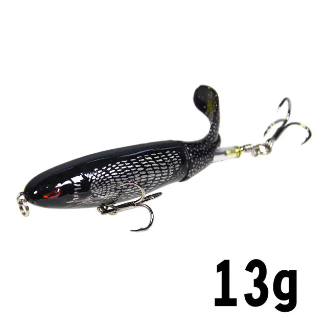 Topwater Fishing Lure Swivel Tail