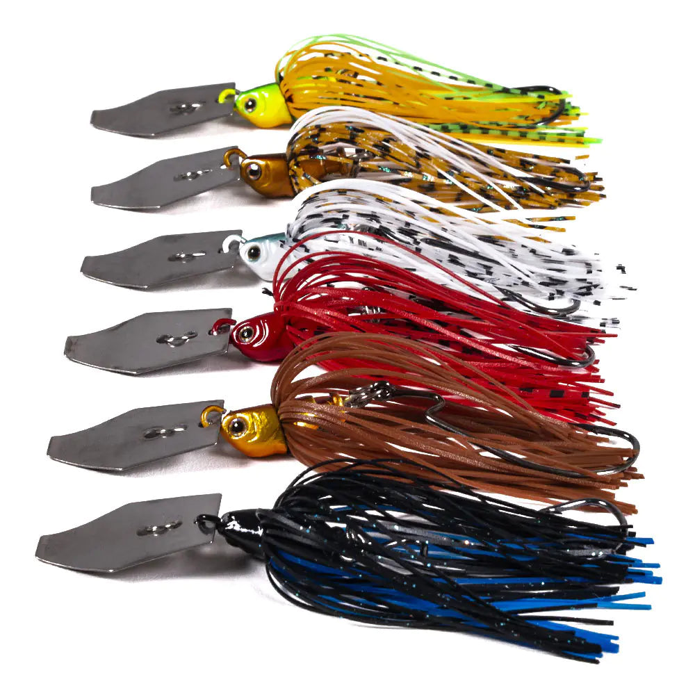 Lure Bait Iron Plate with 6 Colors Fishing Set (11g)