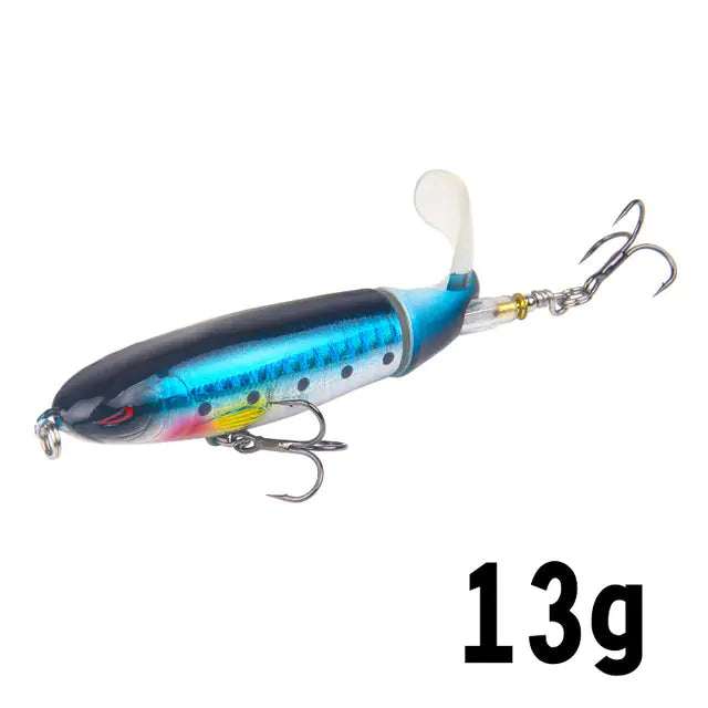 Topwater Fishing Lure Swivel Tail