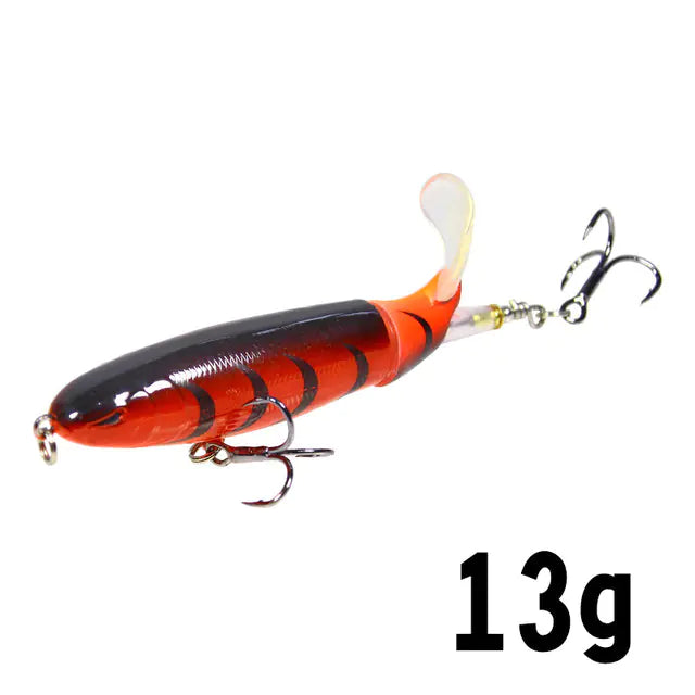 Topwater Fishing Lure Swivel Tail