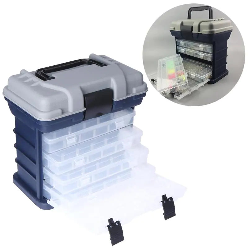 Multi-Functional Fishing Tackle Storage Box