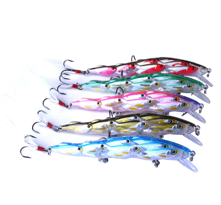 Baitfish Hard Body Jerkbait- Fishing Lure to imitate fleeing baitfish