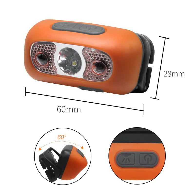 Rechargeable Waterproof Fishing Headlamp Light