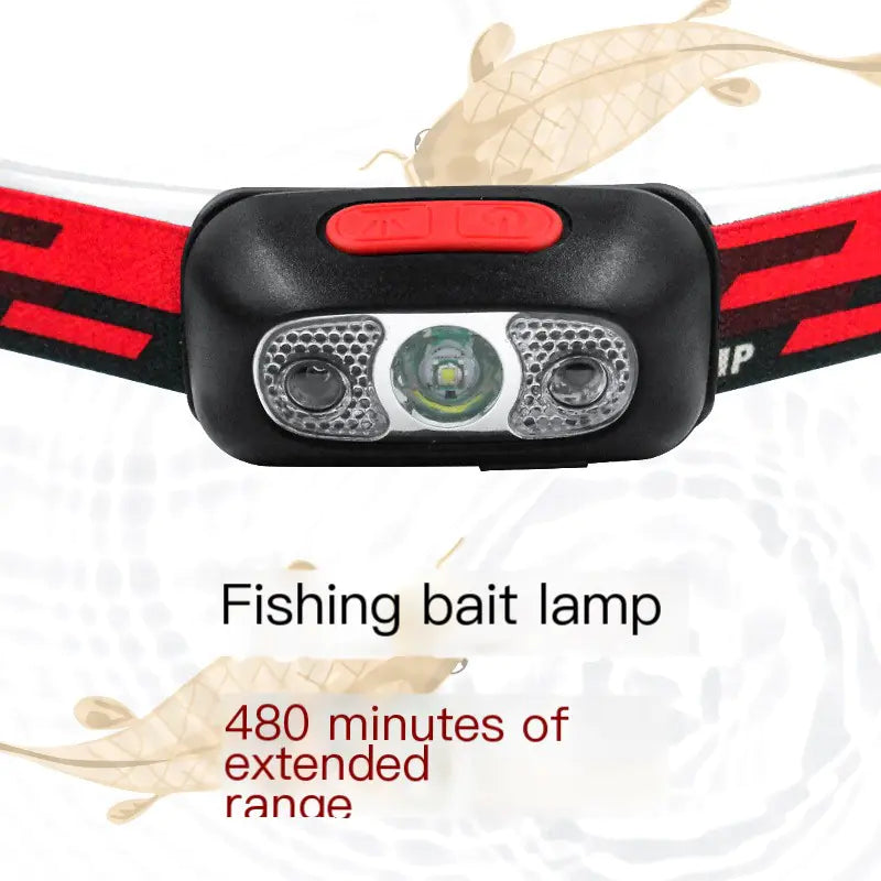 Rechargeable Waterproof Fishing Headlamp Light