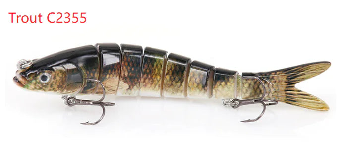 8-Section Trout Lure Hard Bait Fishing Tackle