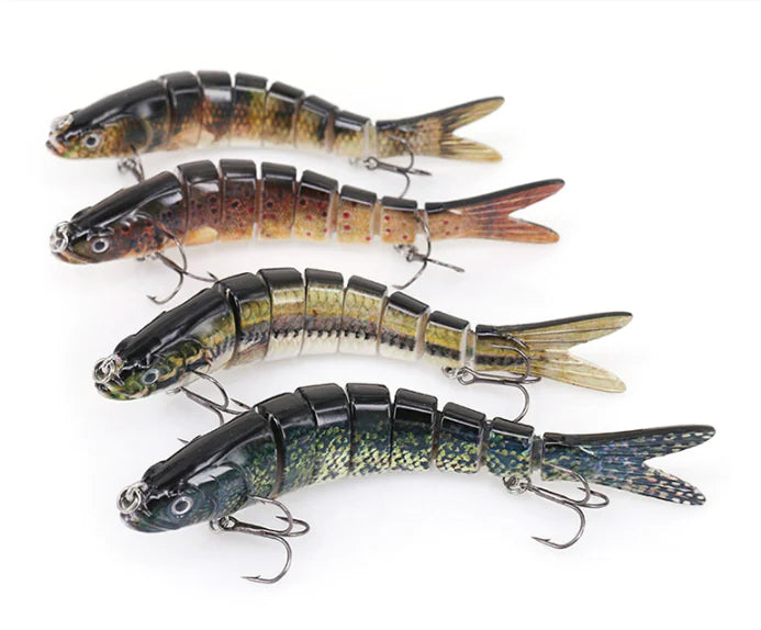 8-Section Trout Lure Hard Bait Fishing Tackle