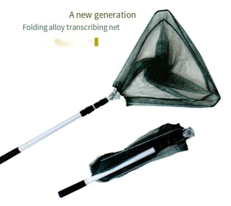 Aluminum Alloy Telescopic Fishing Net with Handle