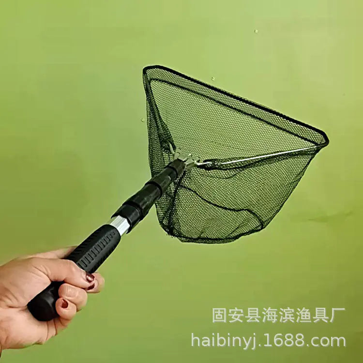 Aluminum Alloy Telescopic Fishing Net with Handle
